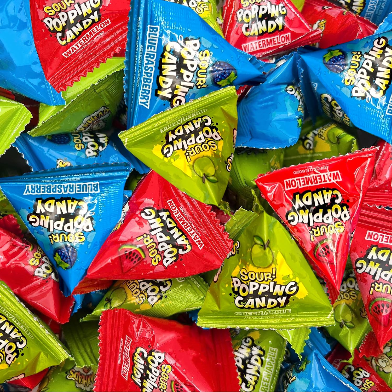 Sour Popping Rocks - 40 Count Bag - Sour Popping Candy